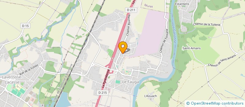 localisation de l'entreprise ANGLAIS AVEC STEFY  LE FAUGA