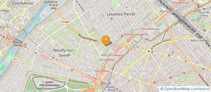 localisation de l'entreprise ANGLE 4 à NEUILLY-SUR-SEINE