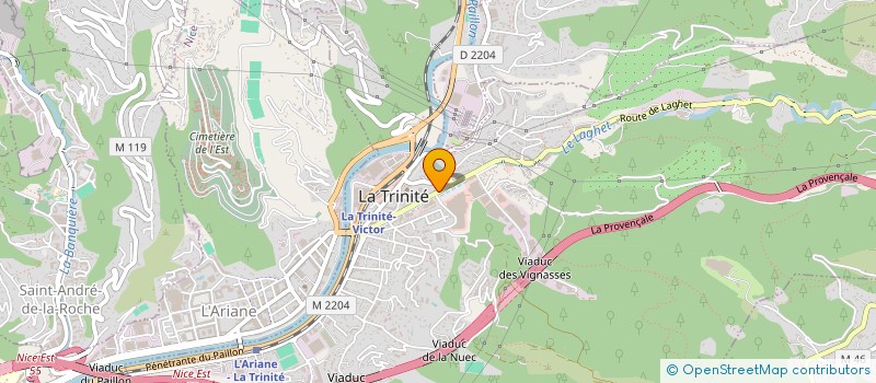 localisation de l'entreprise ANGLE à LA TRINITE