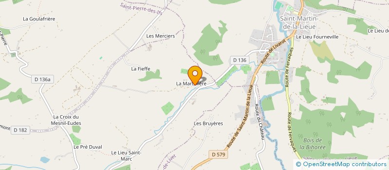 localisation de l'entreprise ANGLE  LE MESNIL-EUDES