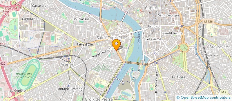 localisation de l'entreprise ANGLE DE VUE à TOULOUSE