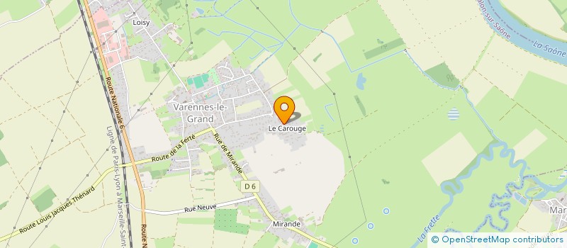 localisation de l'entreprise ANGLE DROIT  VARENNES-LE-GRAND
