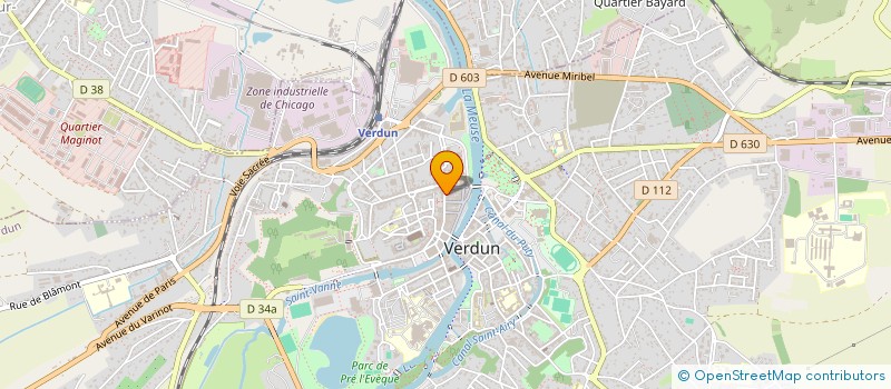 localisation de l'entreprise ANGLEDROIT.IMMO VERDUN à VERDUN
