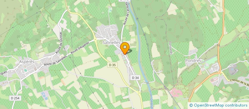 localisation de l'entreprise ANGLES DE VUE à SALINELLES