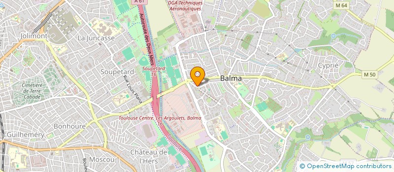 localisation de l'entreprise ANGLES ET ASSOCIES SAS  TOULOUSE