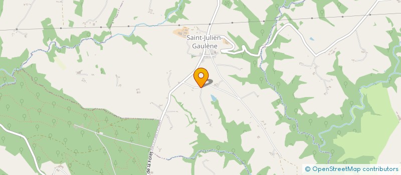 localisation de l'entreprise ANGLES ET BLANC SARL à SAINT-JULIEN-GAULENE