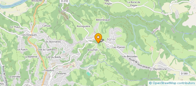 localisation de l'entreprise ANGLET 64  DECAZEVILLE