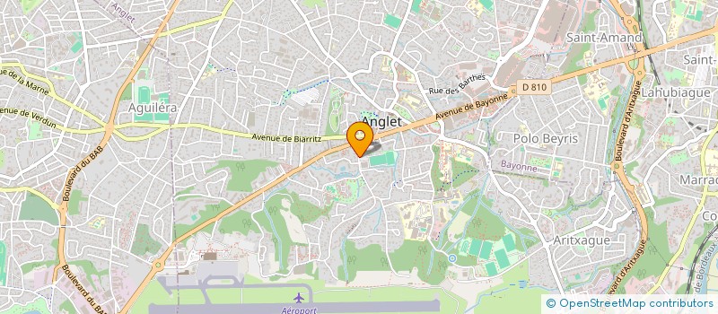localisation de l'entreprise ANGLET-BIARRITZ OLYMPIQUE HANDBALL  ANGLET