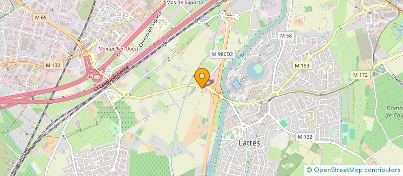 localisation de l'entreprise ANGLIMMO  LATTES