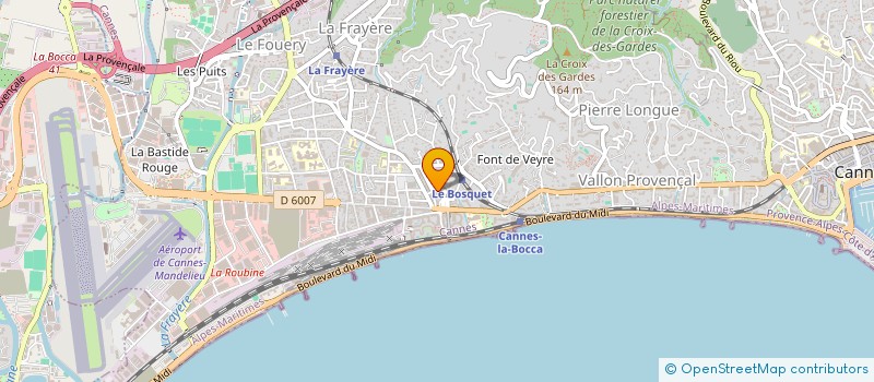 localisation de l'entreprise ANGLO FRENCH YACHTING à CANNES
