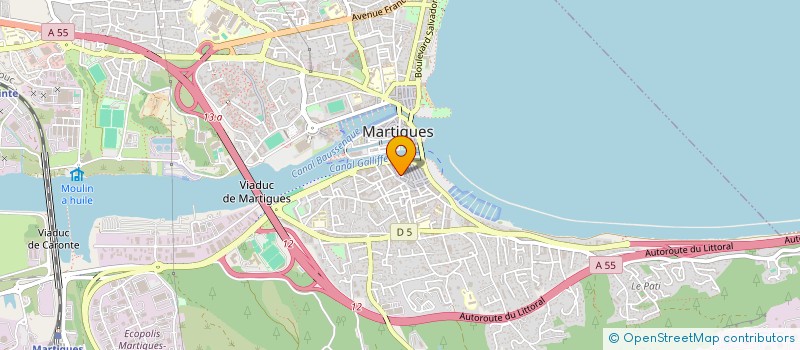 localisation de l'entreprise ANGLO PROVENCE  MARTIGUES