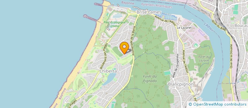 localisation de l'entreprise ANGLOIC  ANGLET