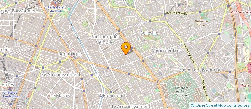 localisation de l'entreprise ANGOISSE MAGAZINE  PARIS