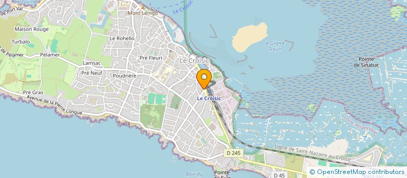 localisation de l'entreprise ANGOMARD  LE CROISIC