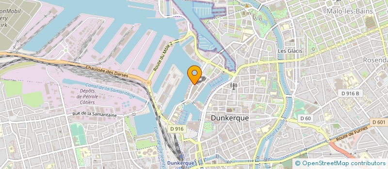 localisation de l'entreprise ANGONIN FITNESS à DUNKERQUE