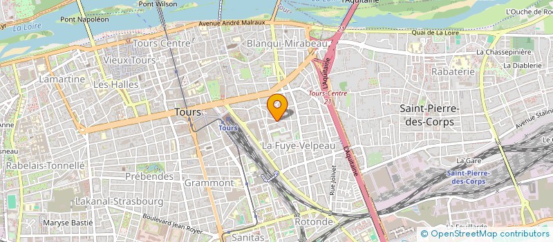 localisation de l'entreprise ANGORA  TOURS
