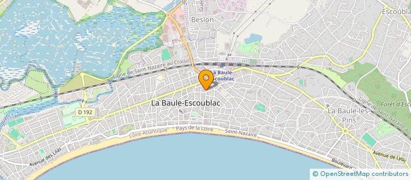 localisation de l'entreprise ANGORA-FOLIES à LA BAULE-ESCOUBLAC