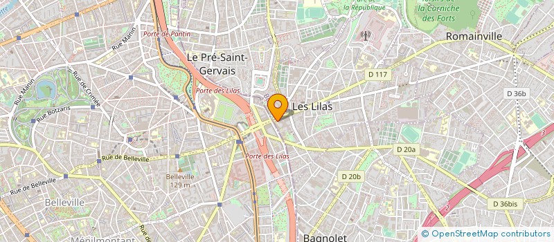 localisation de l'entreprise ANGOREN  LES LILAS