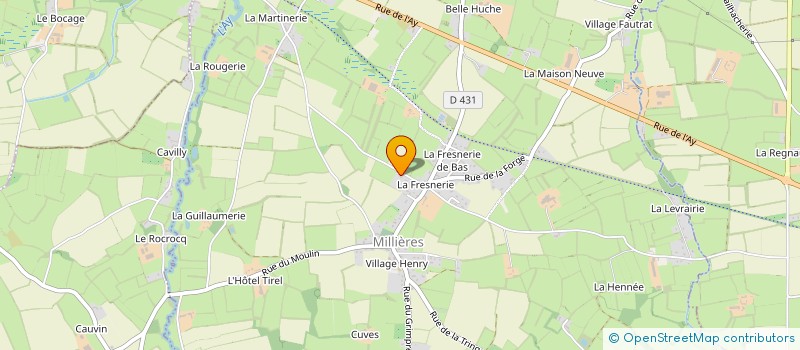 localisation de l'entreprise ANGOT FAMILY  MILLIERES