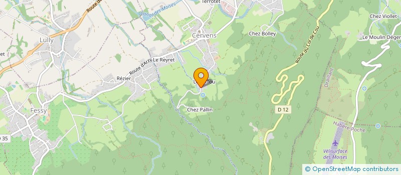 localisation de l'entreprise ANGOT GAILLARD  CERVENS