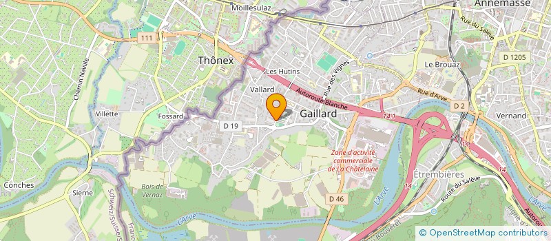 localisation de l'entreprise ANGOTRANSPORT  GAILLARD