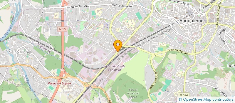 localisation de l'entreprise ANGOU à ANGOULEME