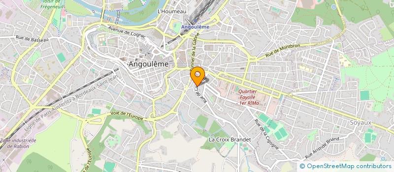 localisation de l'entreprise ANGOULEME BEHOURD à ANGOULEME