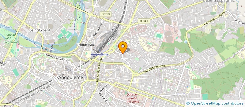 localisation de l'entreprise ANGOULEME BUSINESS CLUB à ANGOULEME