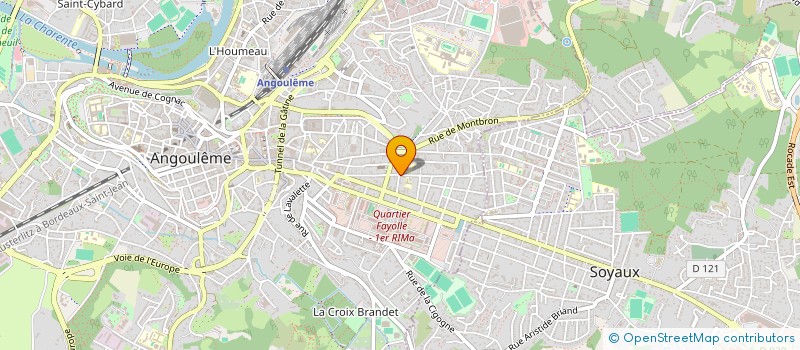 localisation de l'entreprise ANGOULEME CHANGEONS DE CLIMAT à ANGOULEME