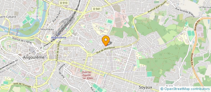 localisation de l'entreprise ANGOULEME CHARENTE ELECTRICITE à ANGOULEME