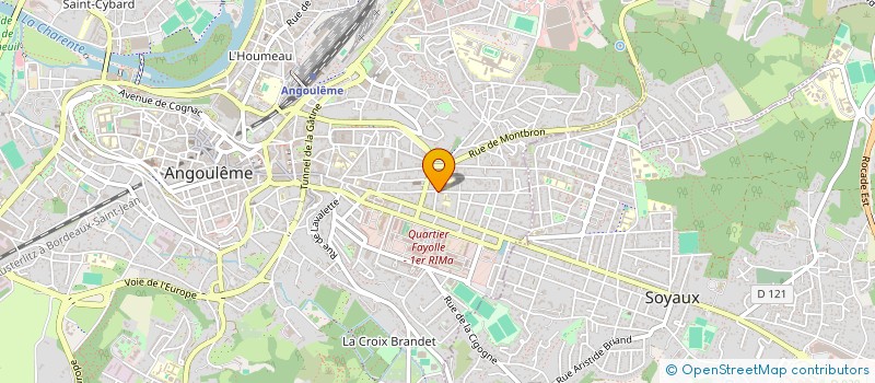 localisation de l'entreprise ANGOULEME ECOLOGIE 2014 à ANGOULEME