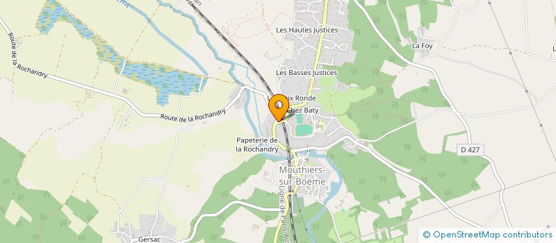 localisation de l'entreprise ANGOULEME LOISIRS à MOUTHIERS-SUR-BOEME