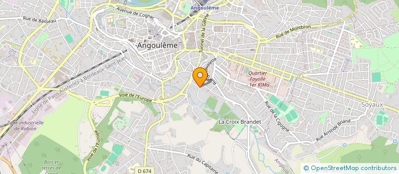 localisation de l'entreprise ANGOULEME RAID AVENTURE à ANGOULEME