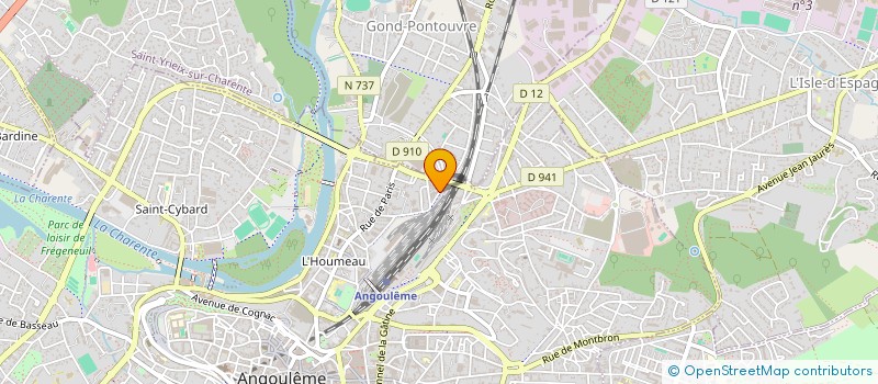localisation de l'entreprise ANGOULEME SOLIDARITE à ANGOULEME