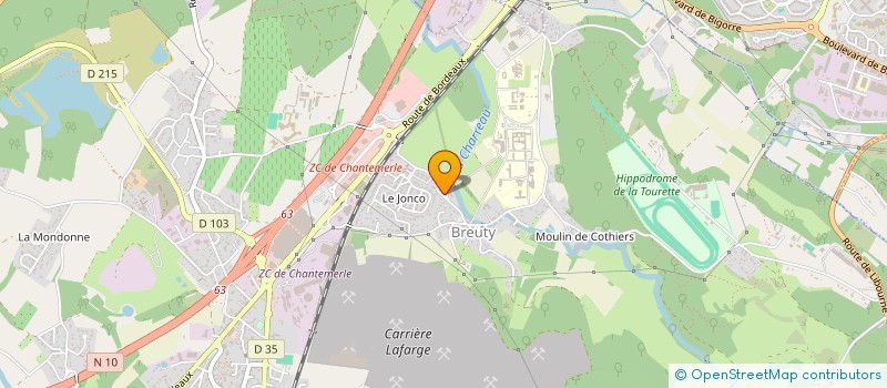 localisation de l'entreprise ANGOULEME SPORT à LA COURONNE