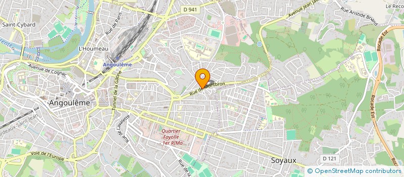localisation de l'entreprise ANGOULEME71 à ANGOULEME