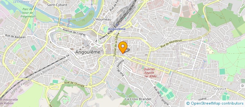 localisation de l'entreprise ANGOULIMMO à ANGOULEME