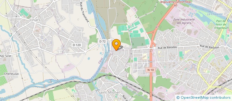 localisation de l'entreprise ANGOUMOIS PATRIMOINE à ANGOULEME
