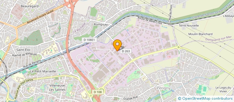 localisation de l'entreprise ANGOUMOND  PERIGNY