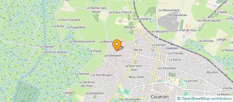 localisation de l'entreprise ANGP à COUERON