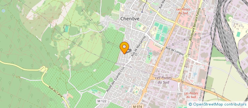 localisation de l'entreprise ANGPASEUTH D3P à CHENOVE