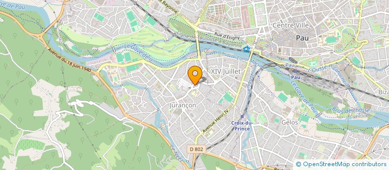 localisation de l'entreprise ANGRENOST  JURANCON