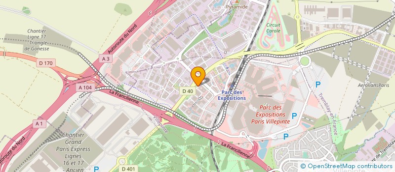 localisation de l'entreprise ANGST ET PFISTER SAS à VILLEPINTE