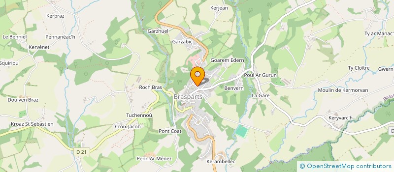 localisation de l'entreprise ANGUE  SAINT-RIVOAL