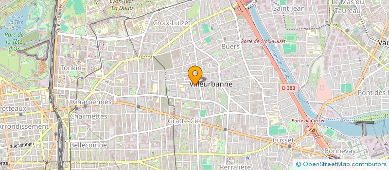 localisation de l'entreprise ANGUEK TAXI  VILLEURBANNE