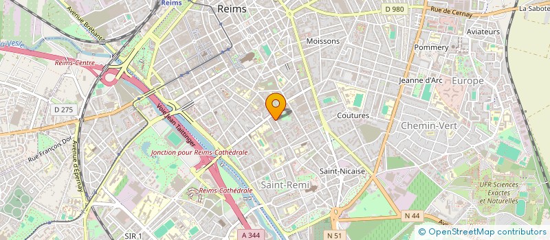 localisation de l'entreprise ANGULUS RIDET  REIMS