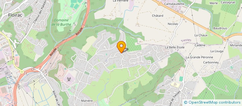 localisation de l'entreprise ANGULUS RIDET  BOULIAC