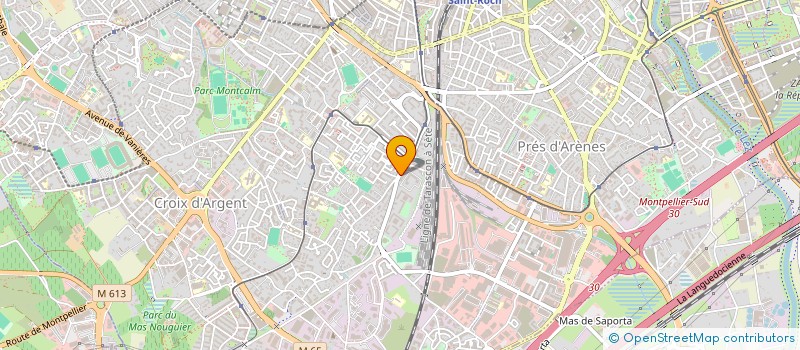 localisation de l'entreprise ANGUS 34 à MONTPELLIER