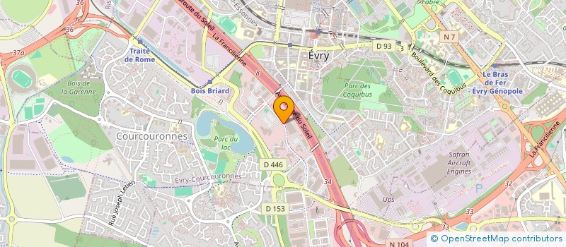 localisation de l'entreprise ANGUS GRILL  EVRY-COURCOURONNES