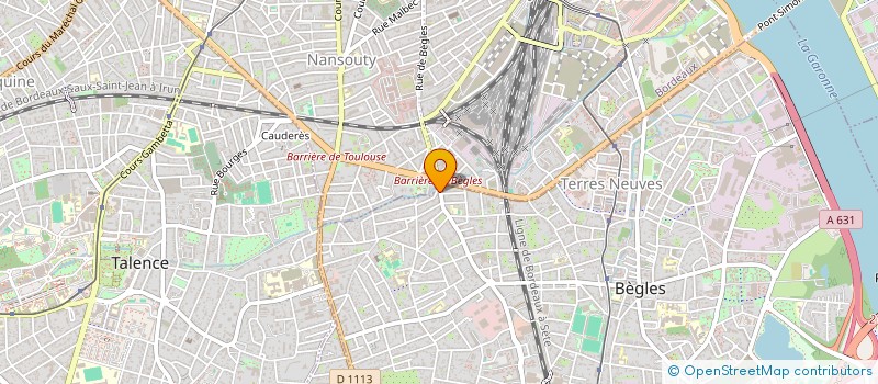 localisation de l'entreprise ANGUSS à BEGLES
